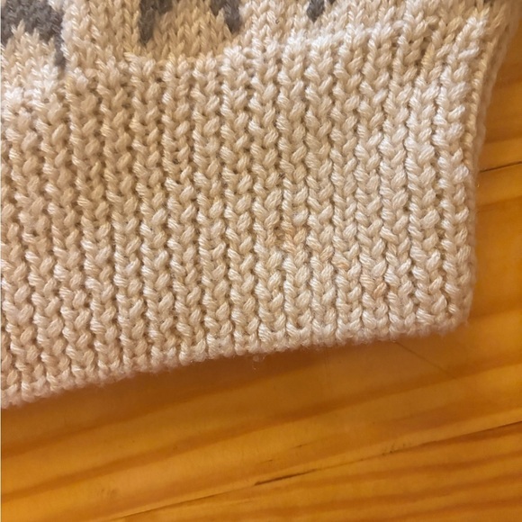 Vintage Wool Deer Patterned Sweater - Picture 4 of 5